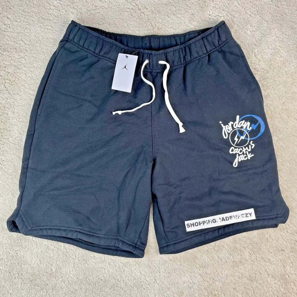 [XL-T] CACTUS JACK x NIKE AIR JORDAN Fragment Design Sweat Shorts Travis Scott